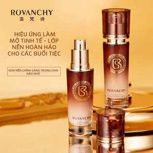 Kem nền R566 ROVANCHY Small Brown Bottle - Lớp nền mỏng nhẹ, che phủ tự nhiên, dưỡng ẩm tối ưu, 30g