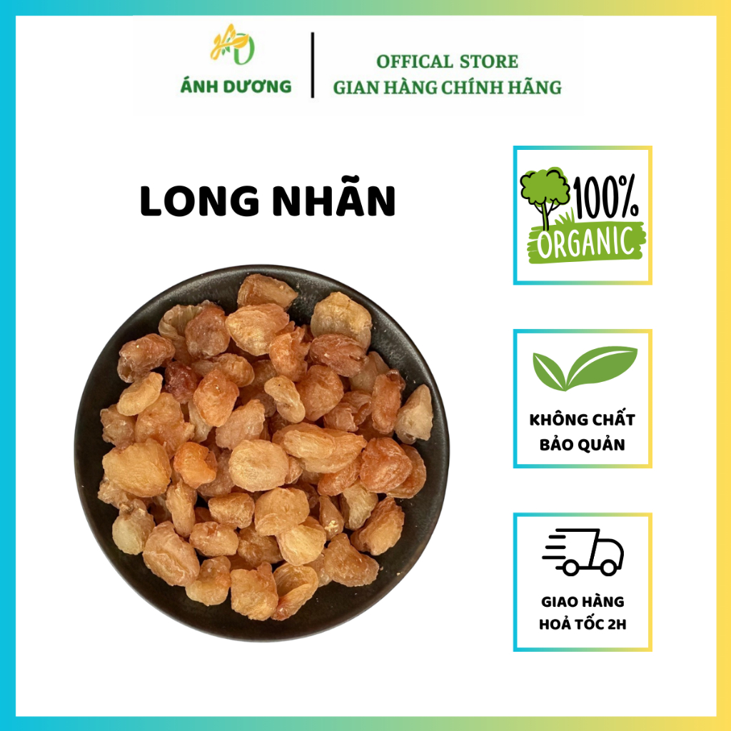 500GR Long Nhãn Hưng Yên Sấy Khô Giúp An Thần Ngủ Ngon, Bồi Bổ Sức Khỏe