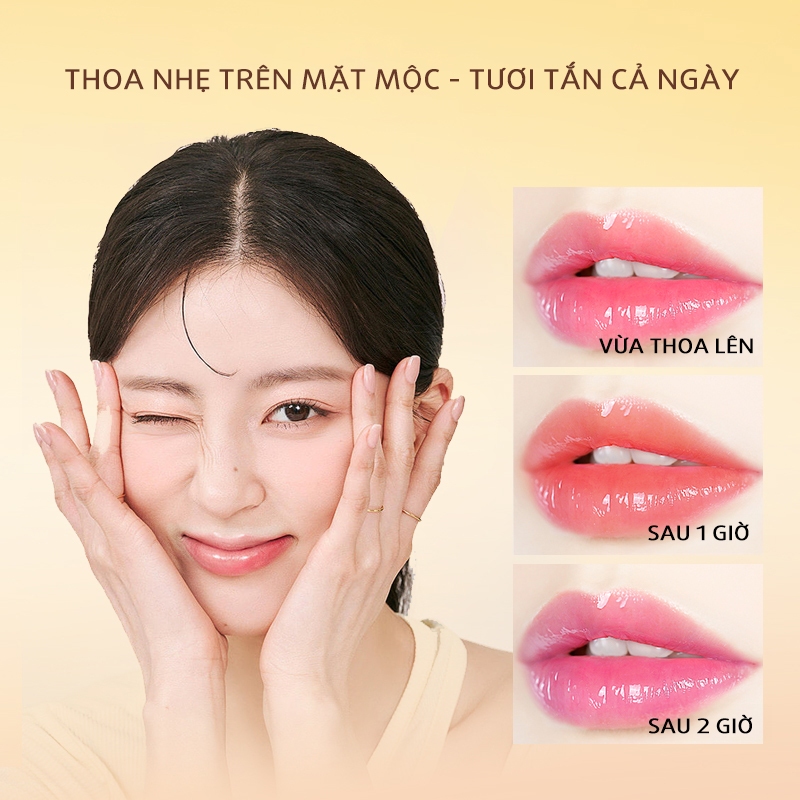 Son dưỡng đổi màu nhiệt độ R583 ROVANCHY- Dưỡng môi mềm mịn, sắc môi tự nhiên, 3.6g