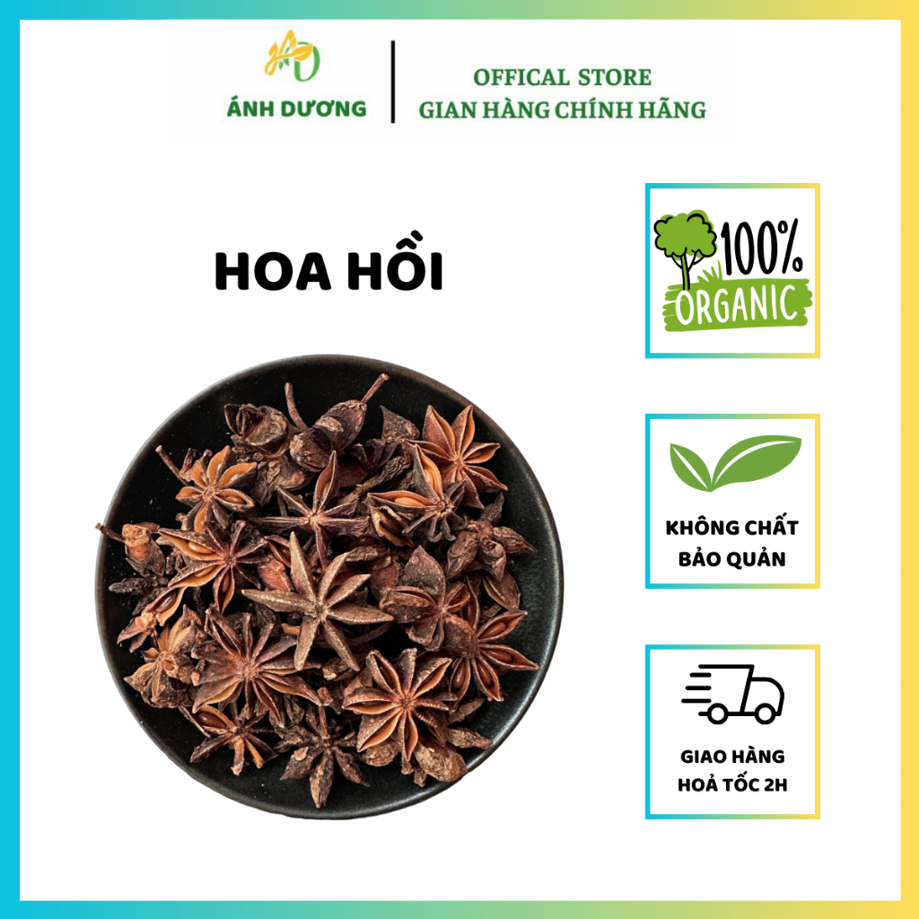 Hoa Hồi Khô | Đại Hồi Khô | Nguyên Chất Gia Vị Nấu Phở, Các Món Kho