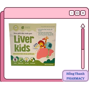 Siro LIVER KIDS giải độc mát gan từ thảo dược cho bé - Cho bé từ 3 tuổi - CT DP GPV