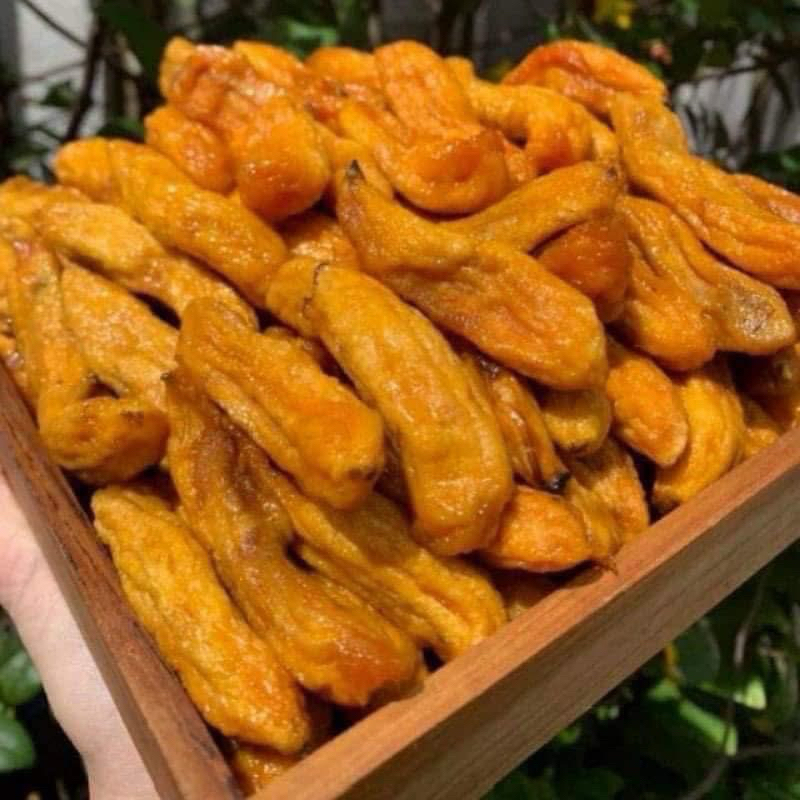 CHUỐI DẼO NGUYÊN TRÁI loại ngon - 1Hộp 500G