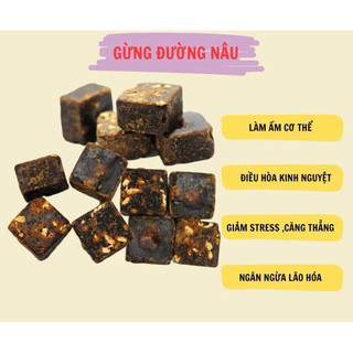 1Kg Trà Gừng Đường Nâu Thảo Mộc giảm đau bụng kinh,ấm tử cung, bổ máu, giữ ấm cơ thể