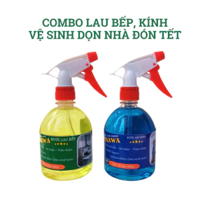 COMBO 2 CHAI NƯỚC LAU KÍNH LAU BẾP SIÊU SẠCH VINAWA PHIÊN BẢN NÂNG CẤP SIÊU THỊ TKMART