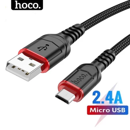 Dây sạc micro usb Hoco siêu bền Cáp sạc andoird các dòng máy cũ chân micro bện dù độ bền cao cho samsung xiaomi vivo .