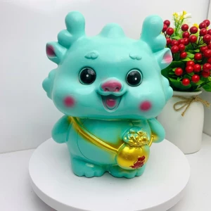 Heo đất tiết kiệm Rồng baby đeo túi cute lợn đất,ống heo tiết kiệm trang trí,quà tặng