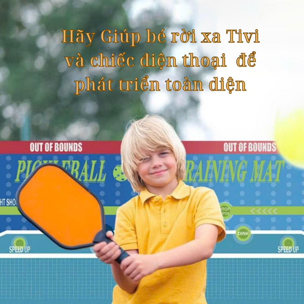 Tranh 5D tập pickleball tại nhà DINK PAD chất lượng in sắc nét chất liệu Xịn cán nhiều lớp siêu bền