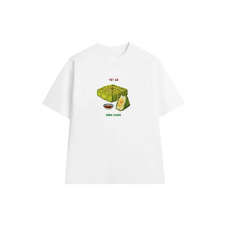 [Collection Ẩm thực ngày xuân] Áo thun gia đình Tết in hình Tết là món ăn chất Cotton mềm mịn