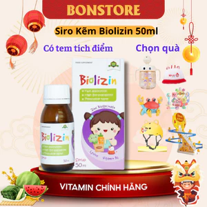 Kẽm ăn ngon hữu cơ Biolizin dành cho bé từ 3 tháng tuổi
