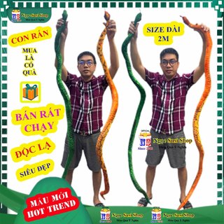 Thú Nhồi Bông Con Rắn 3D Như Thật – Gấu Bông  Mềm Mại Và Đầy Sáng Tạo Thích Hợp Trang Trí Ôm Ngủ