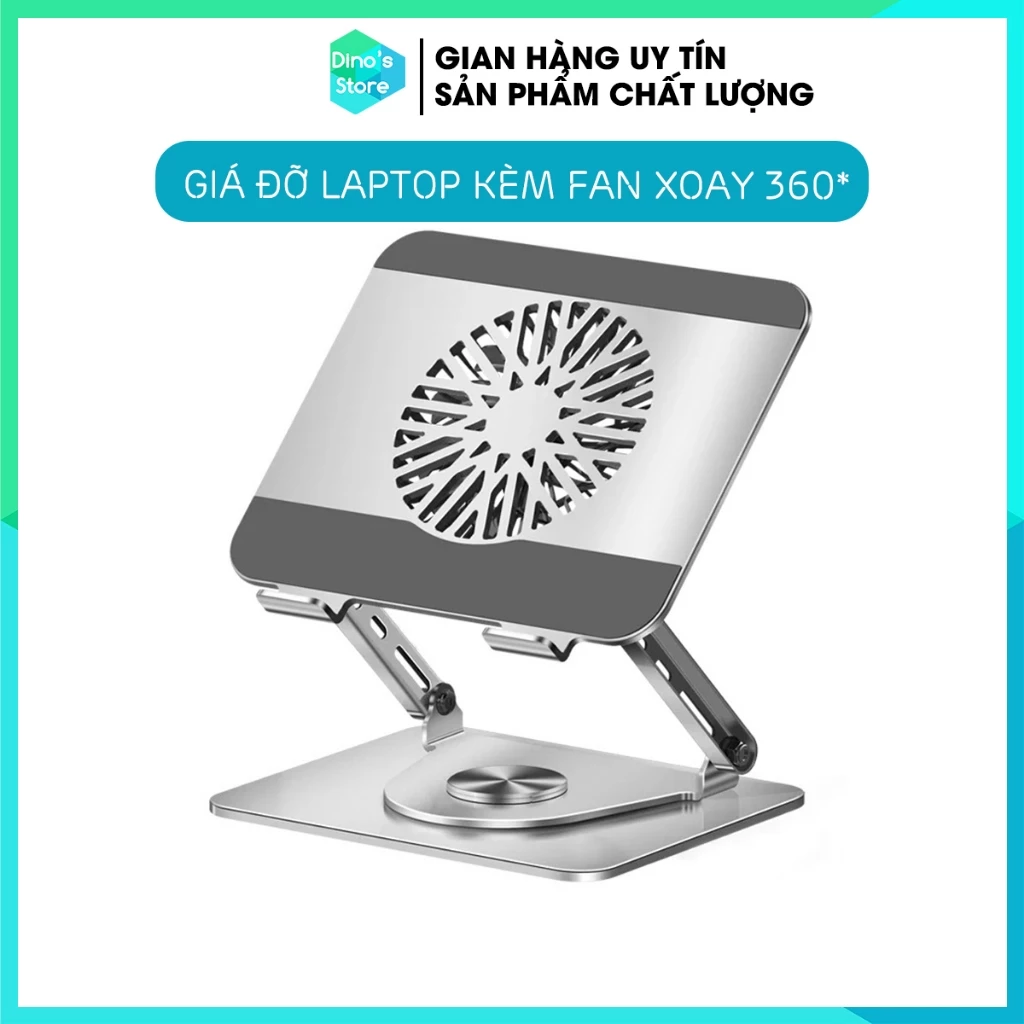 Giá đỡ laptop xoay 360 độ DinoStore