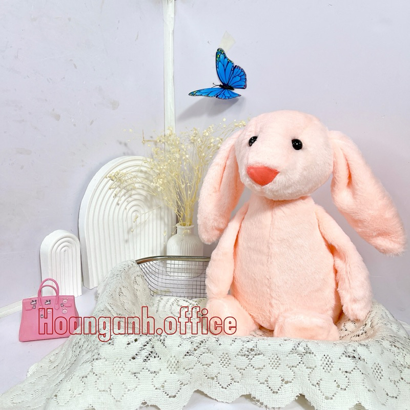 Thỏ  Jellycat, gấu bông thỏ tai dài dễ thương đủ màu săc, kt 40cm - Hàng cao cấp freeship