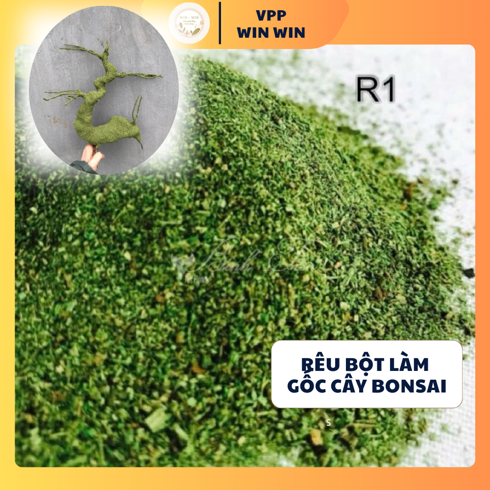 Rêu Bột Phủ Gốc Cây Bonsai 2 Màu Xanh Lá Và Nâu | Shopee Việt Nam