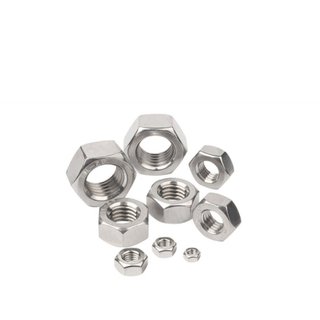 (INOX304)50 cái M2-M24 Ecu lục giác,đai ốc lục giác inox304 M2-M24