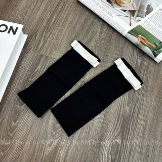 tất nơ hàn quốc cổ cao phong cách trẻ trung dễ phối đồ