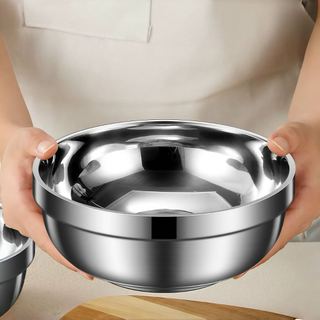 Bộ COMBO 10 Chén Bát Inox kiểu Hàn Quốc 2 lớp cách nhiệt Chubby Chef 11-20CM đủ kích cỡ