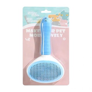 Lược chải, Bàn chải lông chó mèo có NÚT BẤM - CHÍNH HÃNG TAOTAO PET chải lông chó mèo sạch sẽ Pet Kool