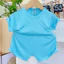 Bộ Cộc Tay Thun Lạnh Trơn, Size 6 - 15kg rộng rãi, vải mềm mát, co giãn tốt