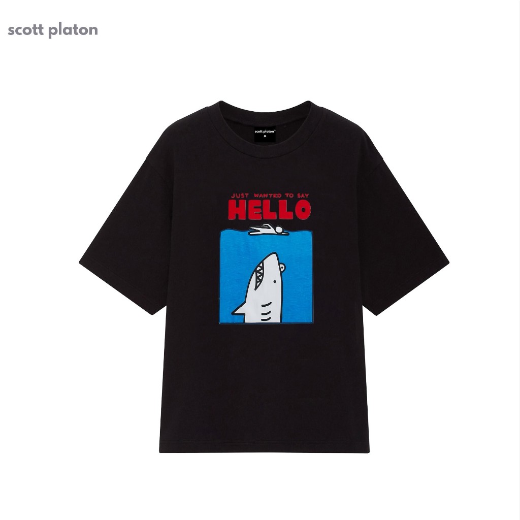 Áo thun Hello Strangers - Chất liệu cotton dày dặn đứng form Scott ...
