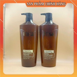 Cặp dầu gội xả ELISA 800ml (CHÍNH HÃNG) Phục Hồi Ngăn Tóc Gãy Rụng , Siêu Mềm Mượt Tóc