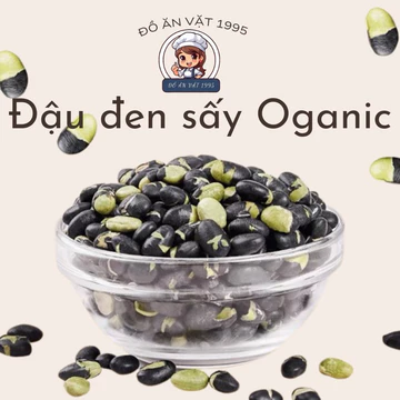 Đậu đen sấy giòn ăn vặt cho người ăn kiêng, đỗ đen rang muối healthy giảm cân