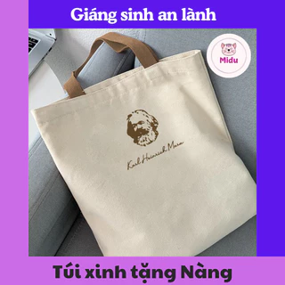 Túi Tote Túi vải Canvas đẹp, sang trọng, có khóa miệng và túi nhỏ bên trong. Dung lượng lớn