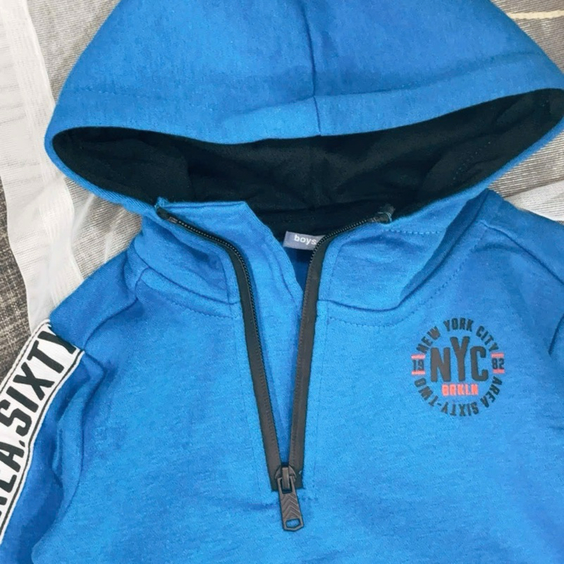 Áo hoodie nỉ dài tay bé trai xuất dư D5462 C6441 – áo thu đông cho bé 3-8 tuổi (14-29kg), áo khoác nỉ ấm mềm