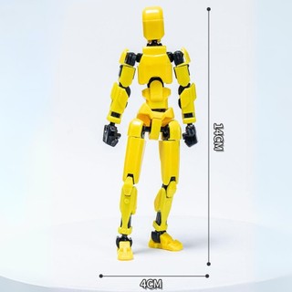 Mô hình đồ chơi robot Figure DUMMY Kích thước 14cm Nhiều khớp gập linh hoạt bé tự lắp ráp 89095