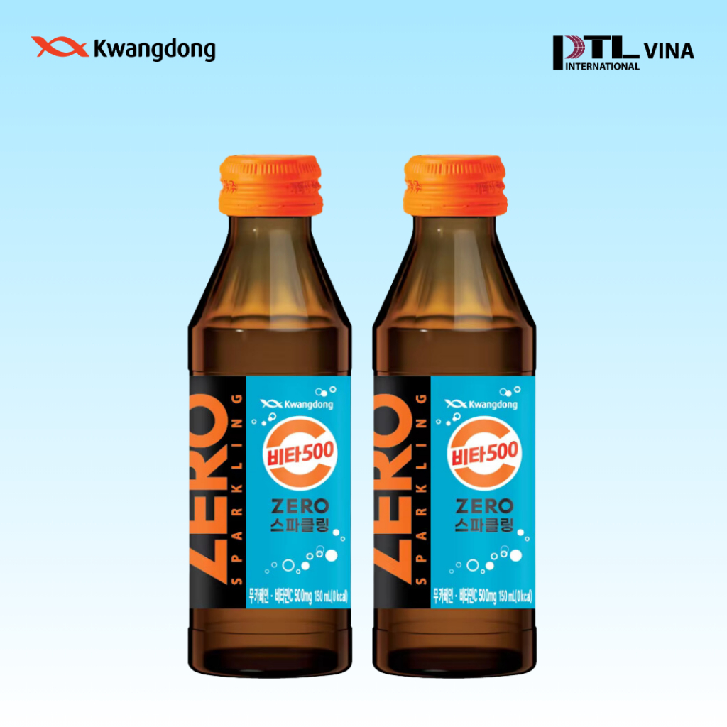 Ảnh Nước giải khát Zero Sparkling KWANGDONG có ga bổ sung vitamin C không calo Hàn Quốc chai150ml 3