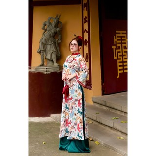Áo dài Long Phụng siêu hot Tết, áo dài chụp Tết