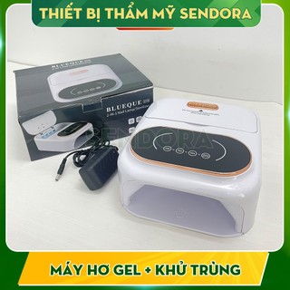 [XẢ KHO - GIAO HỎA TỐC] Máy hơ gel tích hợp khử trùng dụng cụ Blueque V16, máy hơ móng tay, nail 148w, 42 đèn led