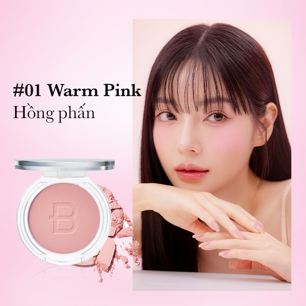 Phấn má hồng mịn lì BOM Mood Flex Powder Blush - 4,5G