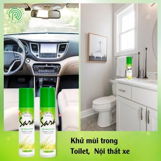 Combo 2 xịt phòng Sara 220ml hương Cỏ May lưu hương 5h - SPCa000119