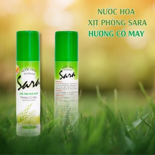 Combo 2 xịt phòng Sara 220ml hương Cỏ May lưu hương 5h - SPCa000119