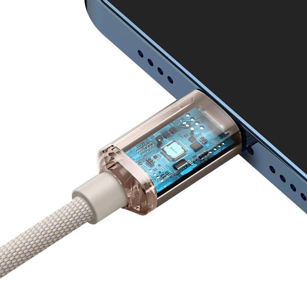 Ảnh Cáp sạc nhanh 20W Baseus Crystal Shine Dây dù PD20W chống đứt gãy cho Phone 13 14 12 11... 3