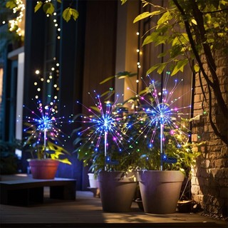 OOKAS Đèn led pháo hoa ngoài trời năng lượng mặt trời,đèn led pháo hoa ngoài trời，đèn nháy pháo hoa