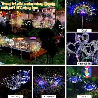 OOKAS Đèn led pháo hoa ngoài trời năng lượng mặt trời,đèn led pháo hoa ngoài trời，đèn nháy pháo hoa