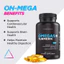 Livingood Daily Omega 3 6 9 Plus Turmeric Curcumin Hỗ trợ sức khỏe tim mạch,khớp