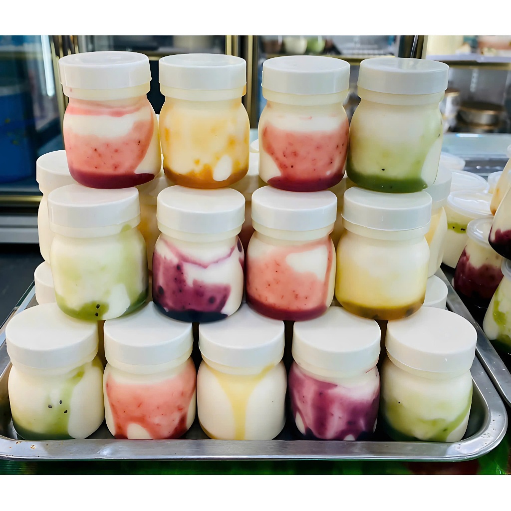 Hũ Sữa Chua Nhựa Nhiều Size 90ml-120ml Tùy Chọn /đựng Panna Cotta và Sữa Chua...