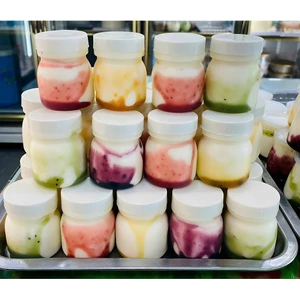 Hũ Sữa Chua Nhựa Nhiều Size 90ml-120ml Tùy Chọn /đựng Panna Cotta và Sữa Chua...