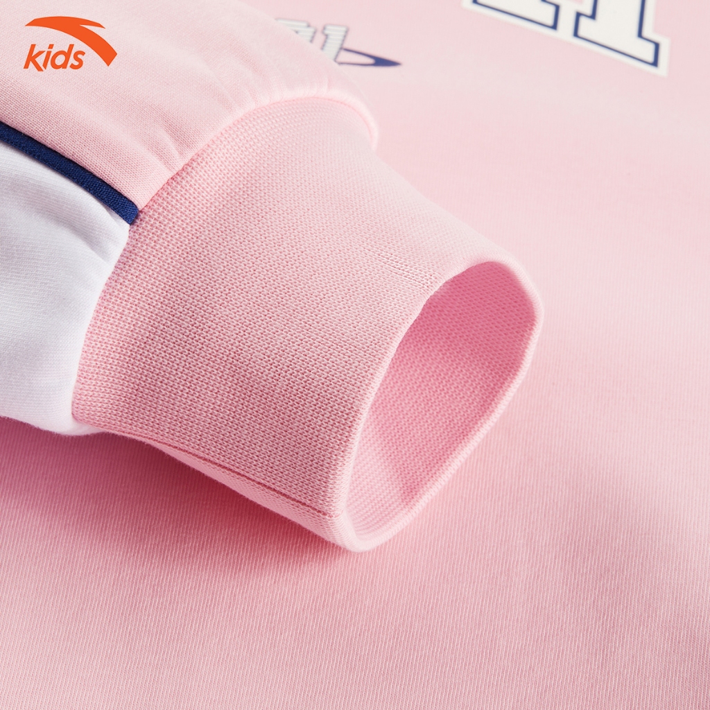 Áo hoodie thời trang bé gái Anta Kids 3624C1701