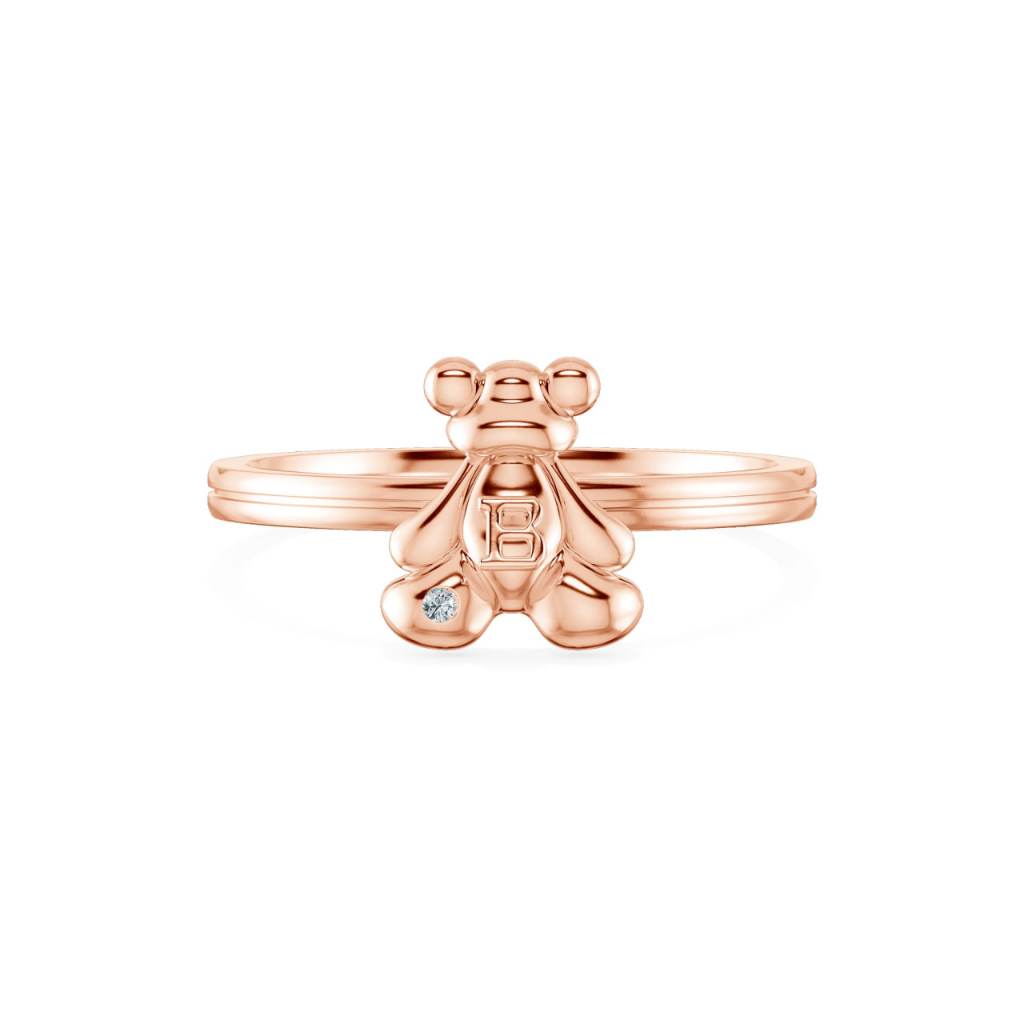 [CHAT TRƯỚC KHI ĐẶT] Nhẫn Thời Trang Tierra FNN5107 Vàng 14K 18K, Thiết Kế Hình Gấu Xinh Xắn, Phụ Kiện Trang Sức