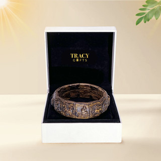 Vòng tay trầm hương sánh 12 con giáp “Minh Trí Tài Lộc” TRACY GIFTS, tuổi 15 năm, phong thủy tài lộc