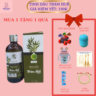 { QUÀ TẶNG KÈM }Tinh dầu tràm Huế nguyên chất (100ml) I Giữ ấm cho bé I Thơm Phòng I Đuổi Muỗi (Loạị 1)