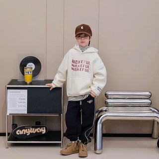 Áo nỉ trẻ em áo hoodie lót lông 20-50kg áo hoodie dầy ấm