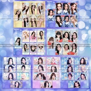 Set 100c card des babymonster Ruka, Pharita, Asa, Ahyeon, Rami, Rora và Chiquita - thẻ ảnh thiết kế nhóm nhạc