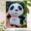 Móc khóa panda - gấu trúc - handmade len - amigurumi - crochet