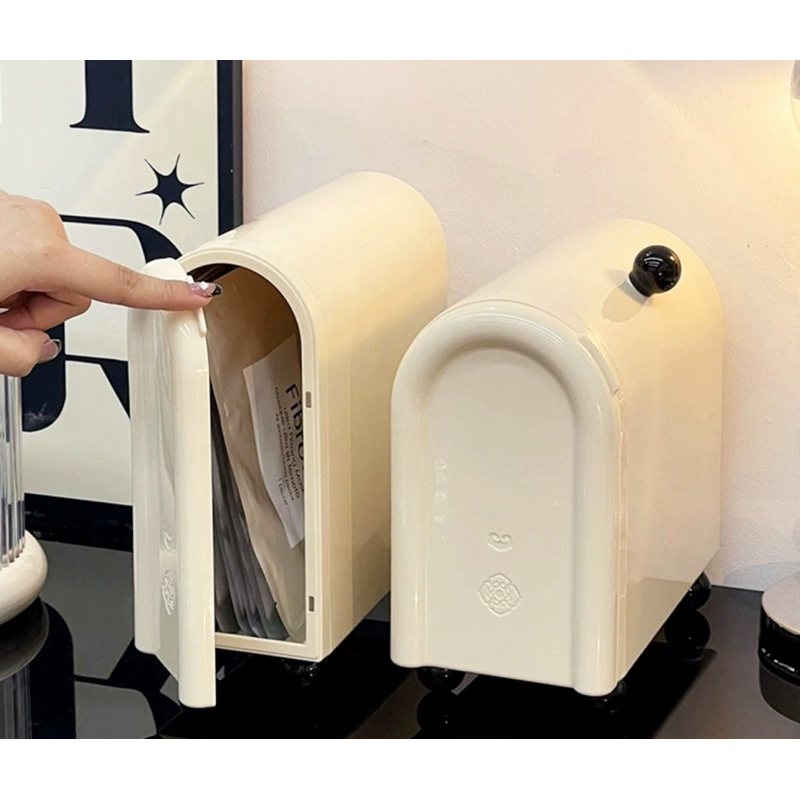 Hộp đựng mặt nạ, đồ trang điểm có ngăn kéo loại chống bụi tiện dụng