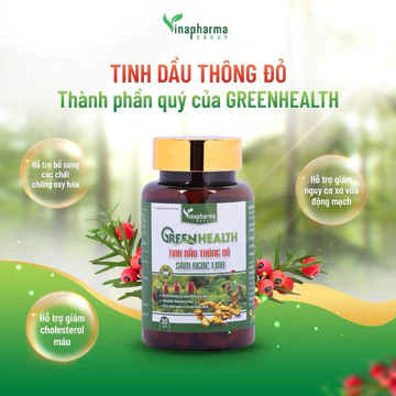 TPBVSK GREEN HEALTH Tinh Dầu Thông Đỏ Sâm Ngọc Linh