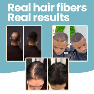(18g-38g) Sợi tóc thật màu đen Hair Illusion dành cho tóc mỏng Che phủ điểm hói